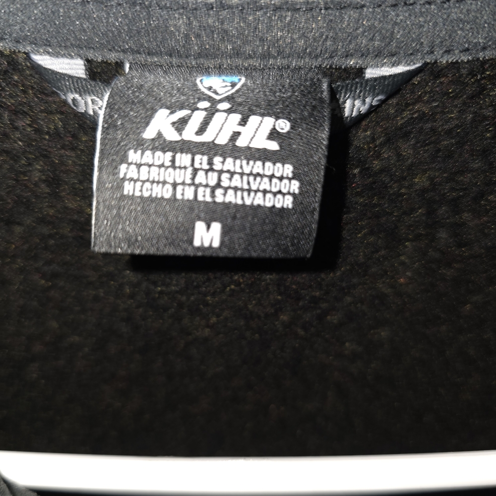 Kuhl Interceptr Jacket Mens Medium Black Full Zip Fleece Hiking Four Pockets - Picture 5 of 6